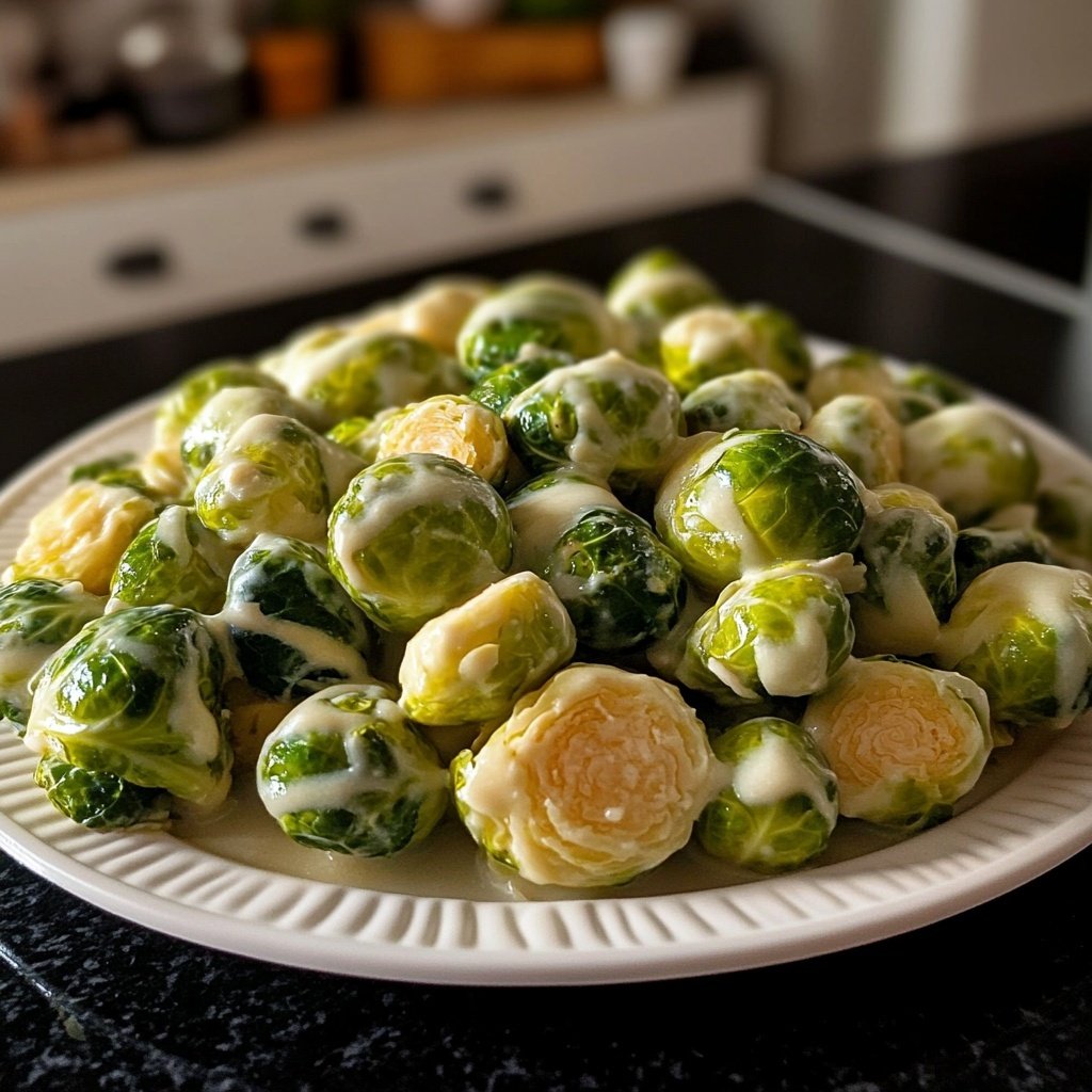 Cremiger Winter-Rosenkohl