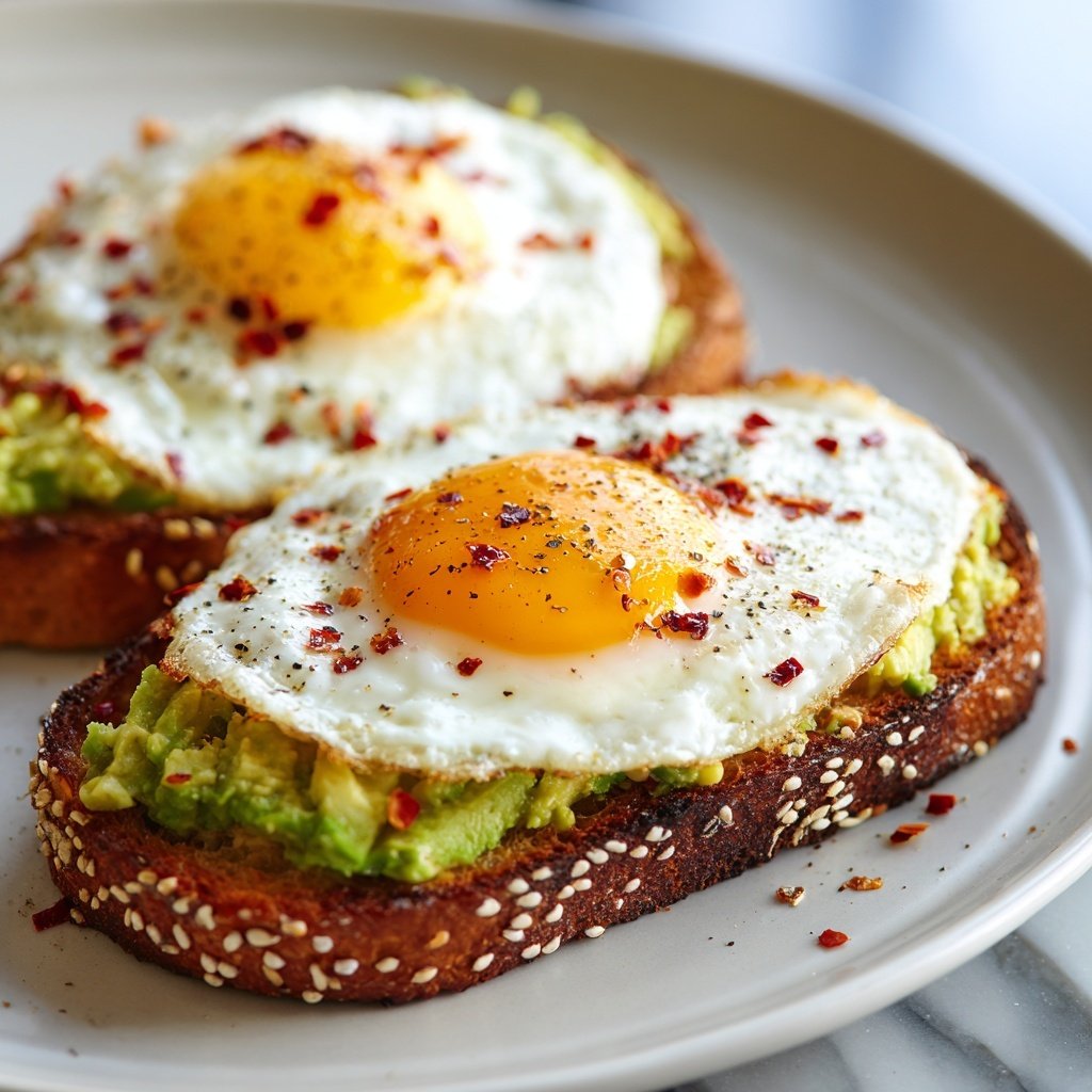 Sunny Side Up Salmon Avocado Toast