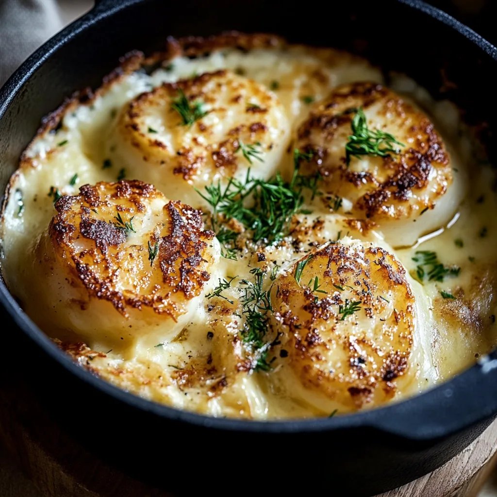 Cremig überbackener Spitzkohl mit Café de Paris Kruste