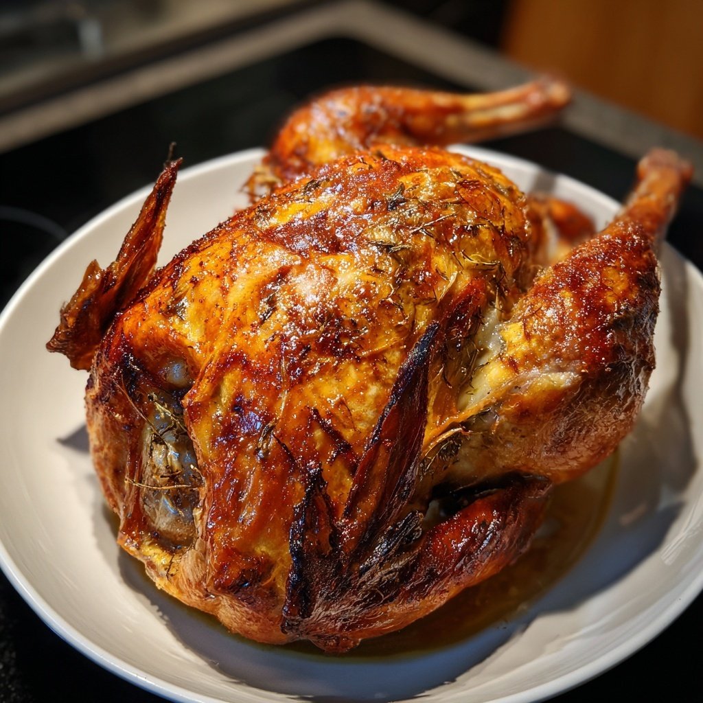 Festliche Weihnachtsgans mit Rotkohl und Klößen​