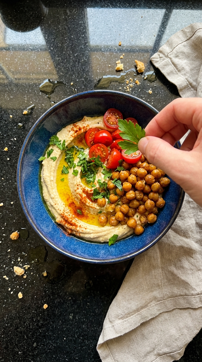 Mediterrane Kichererbsen Bowl