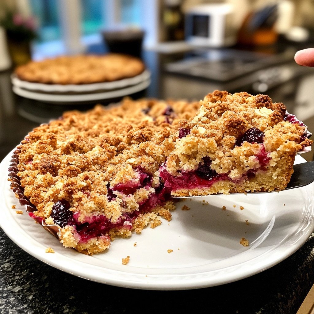 Apfel-Cranberry-Crumble mit Zimtstreuseln