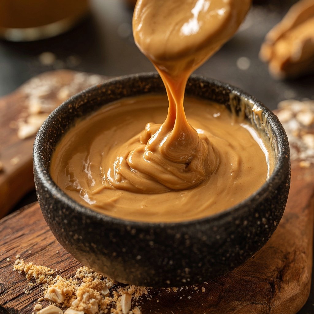 Dekadentes Erdnussbutter Fondue