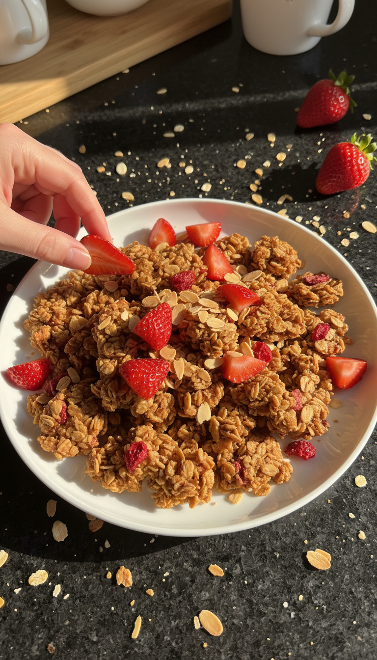 Erdbeer Mandel Knusper Oats​