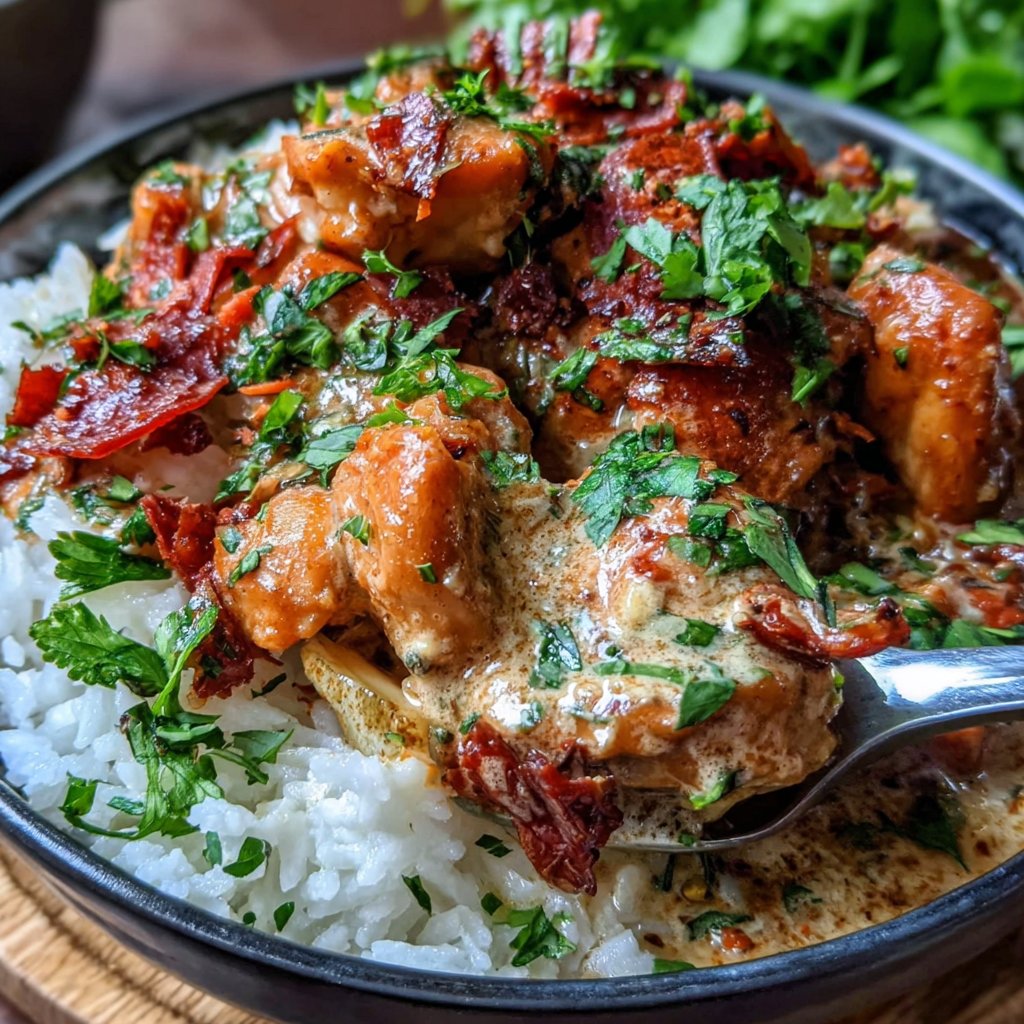 Kokos Curry Hähnchen