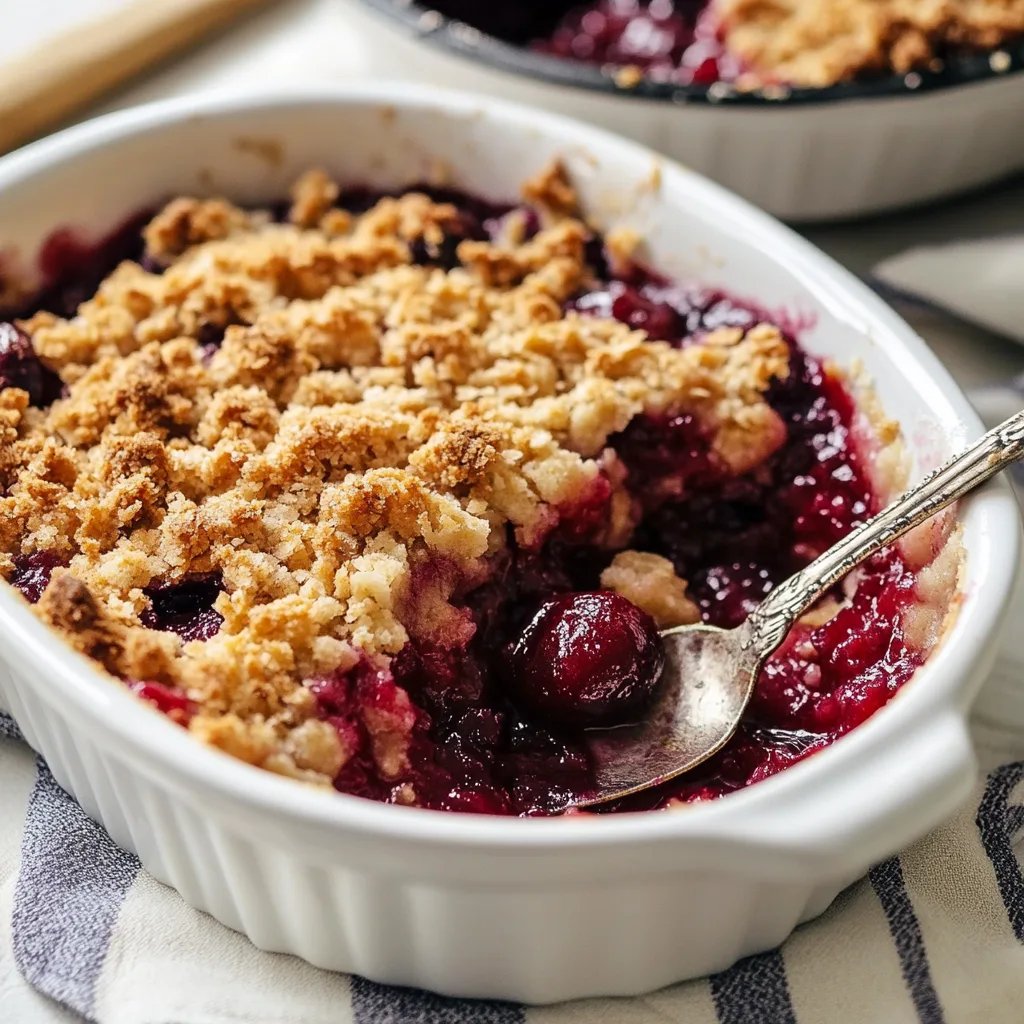 Cherry Crumble