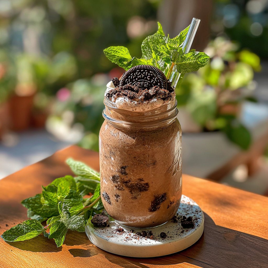 Minz Oreo Protein Shake