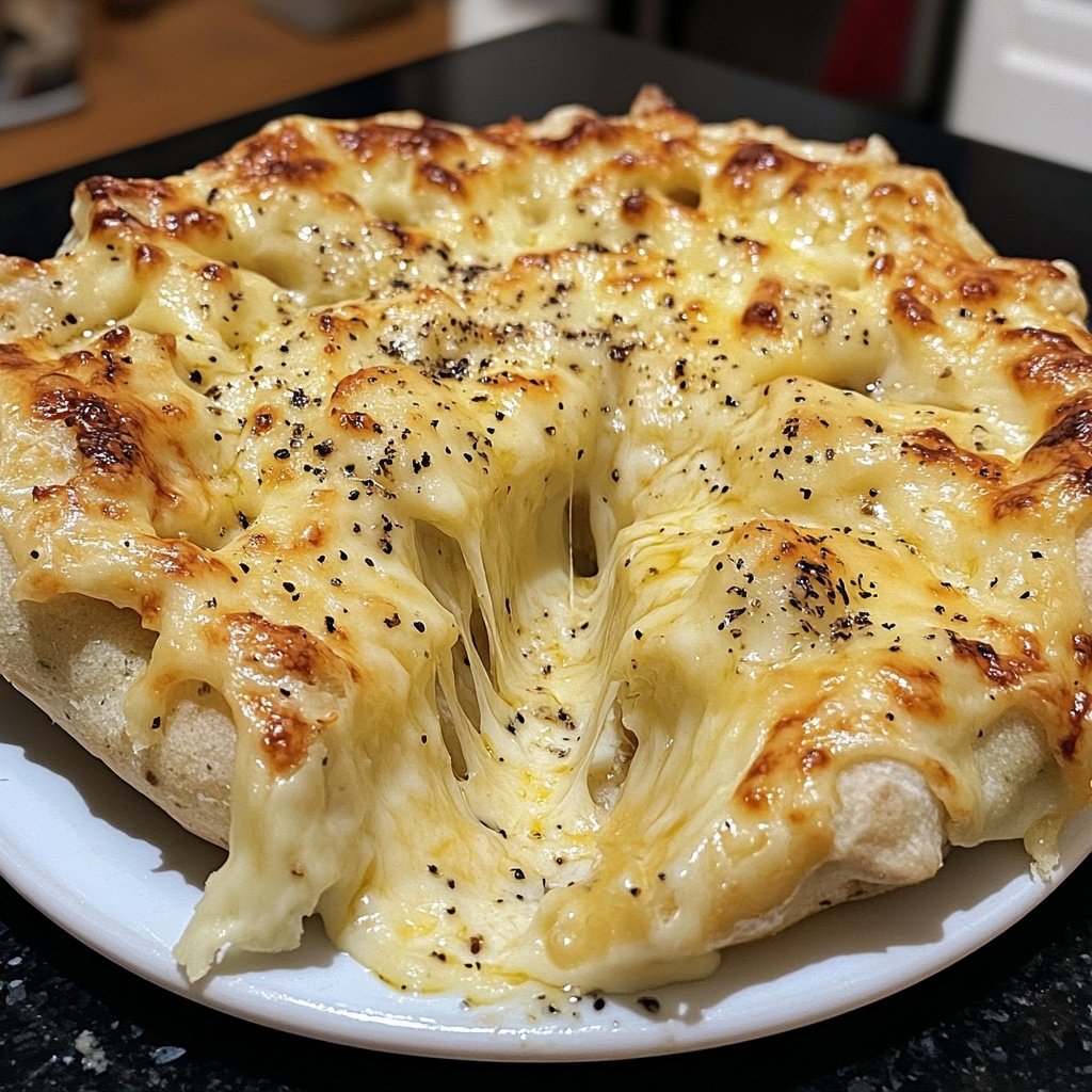 Überbackener Ofenkäse mit Rosmarin und Knoblauch