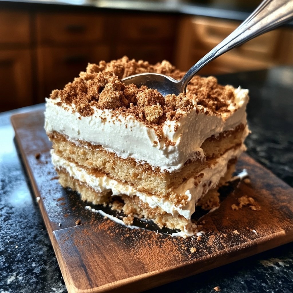 Spekulatius-Tiramisu mit Mascarponecreme