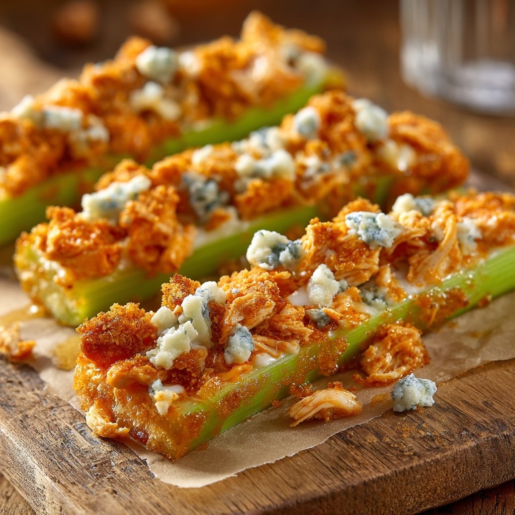 Buffalo Hähnchen Sellerie Sticks