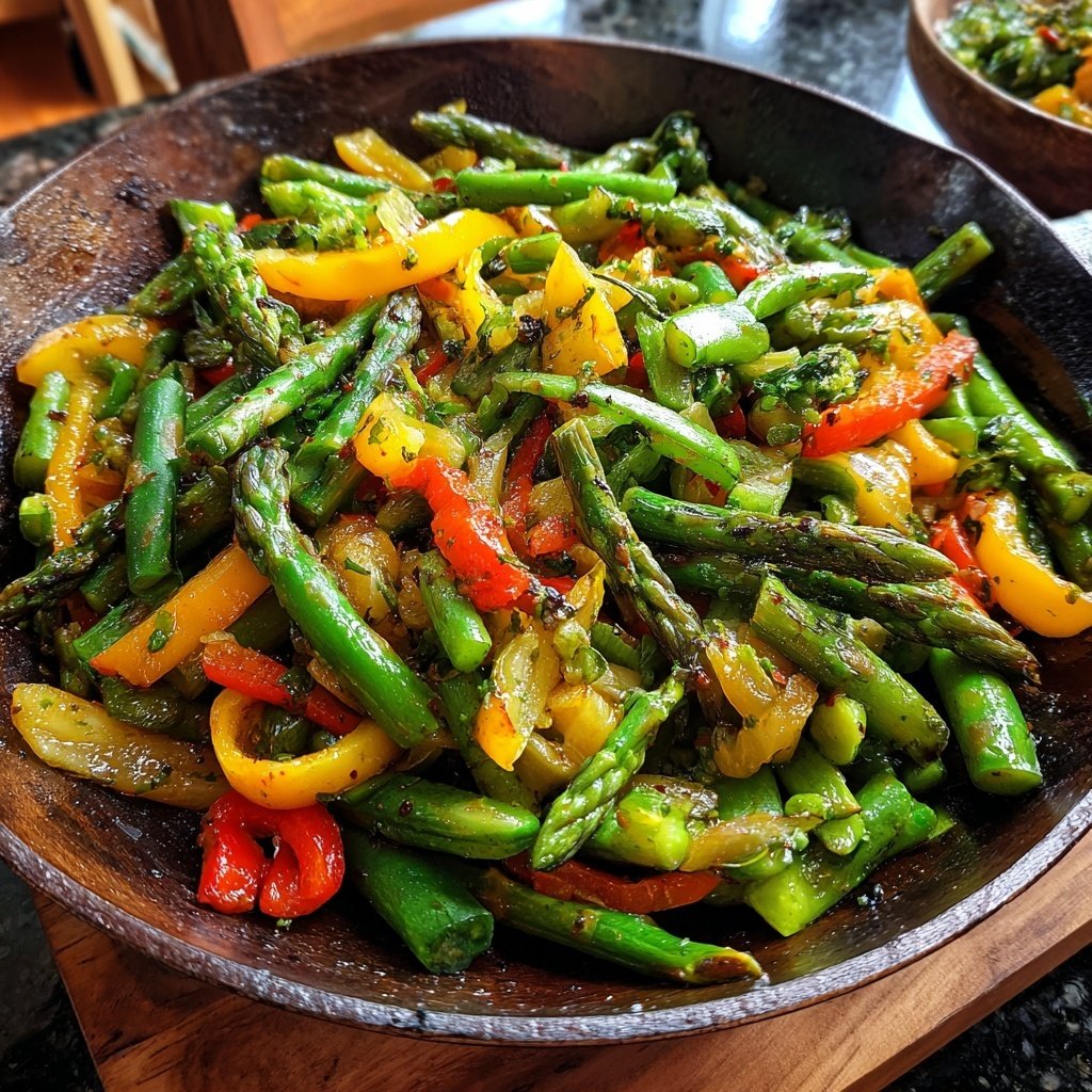 Frühlingsgemüse Pfanne