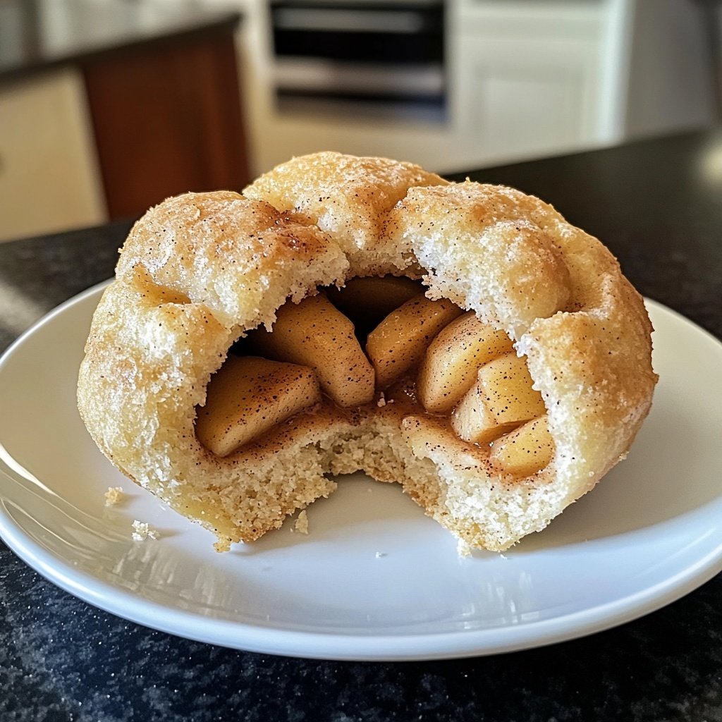 Gebackene Apfel-Zimtknödel