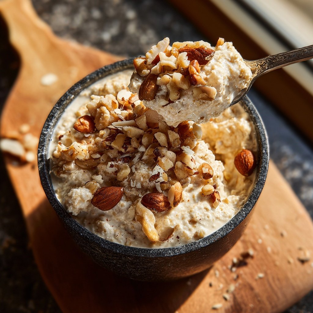 Nussige Overnight Protein Hafer