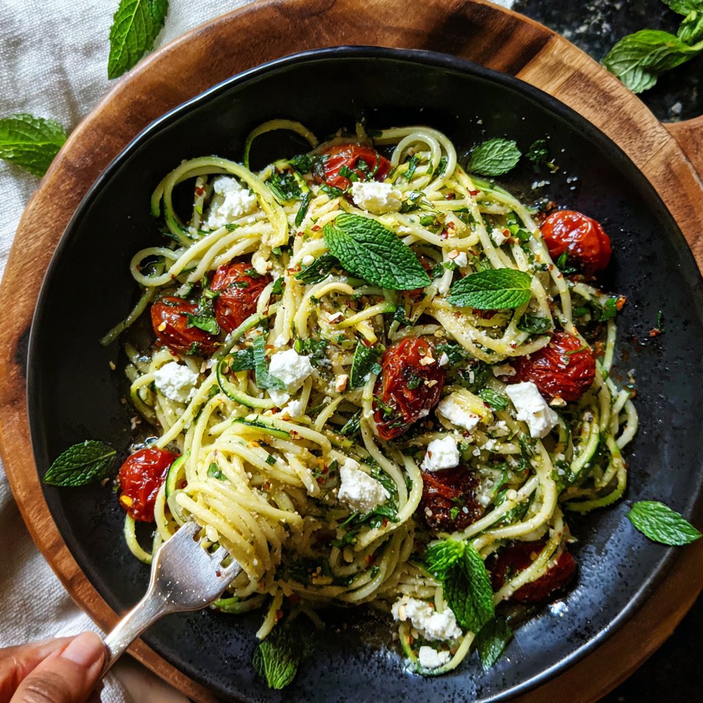 Gurken-Feta-Nudelsalat