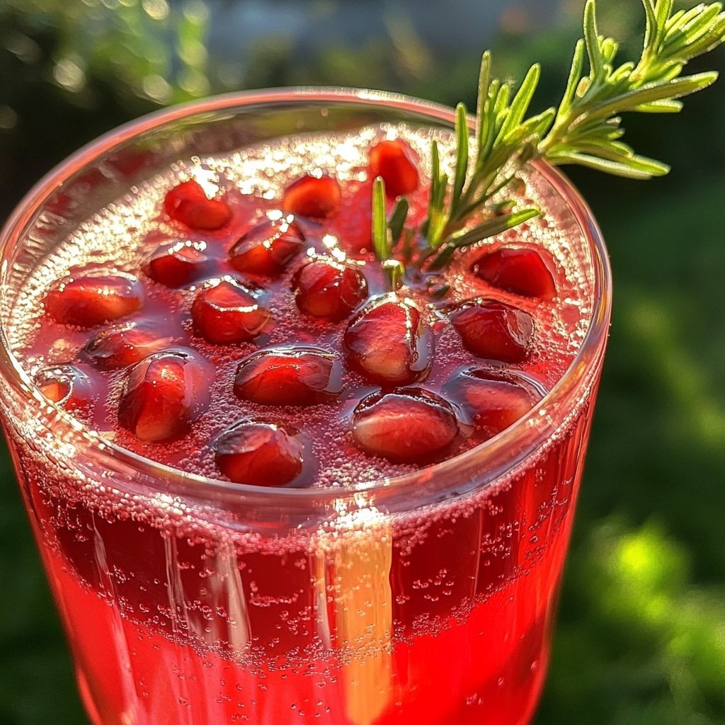 Granatapfel-Glühwein-Spritz