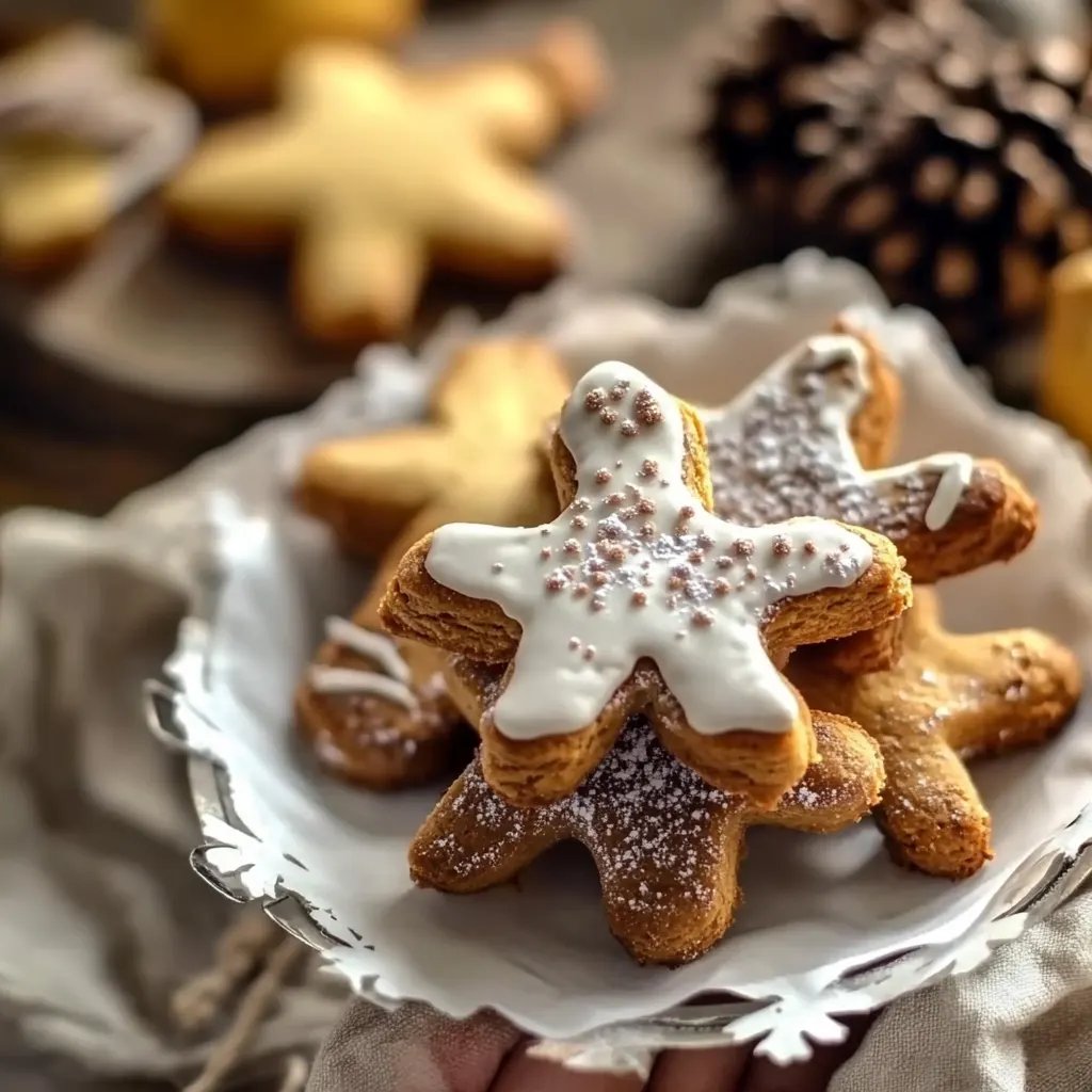 Lebkuchenmänner aus Blätterteig