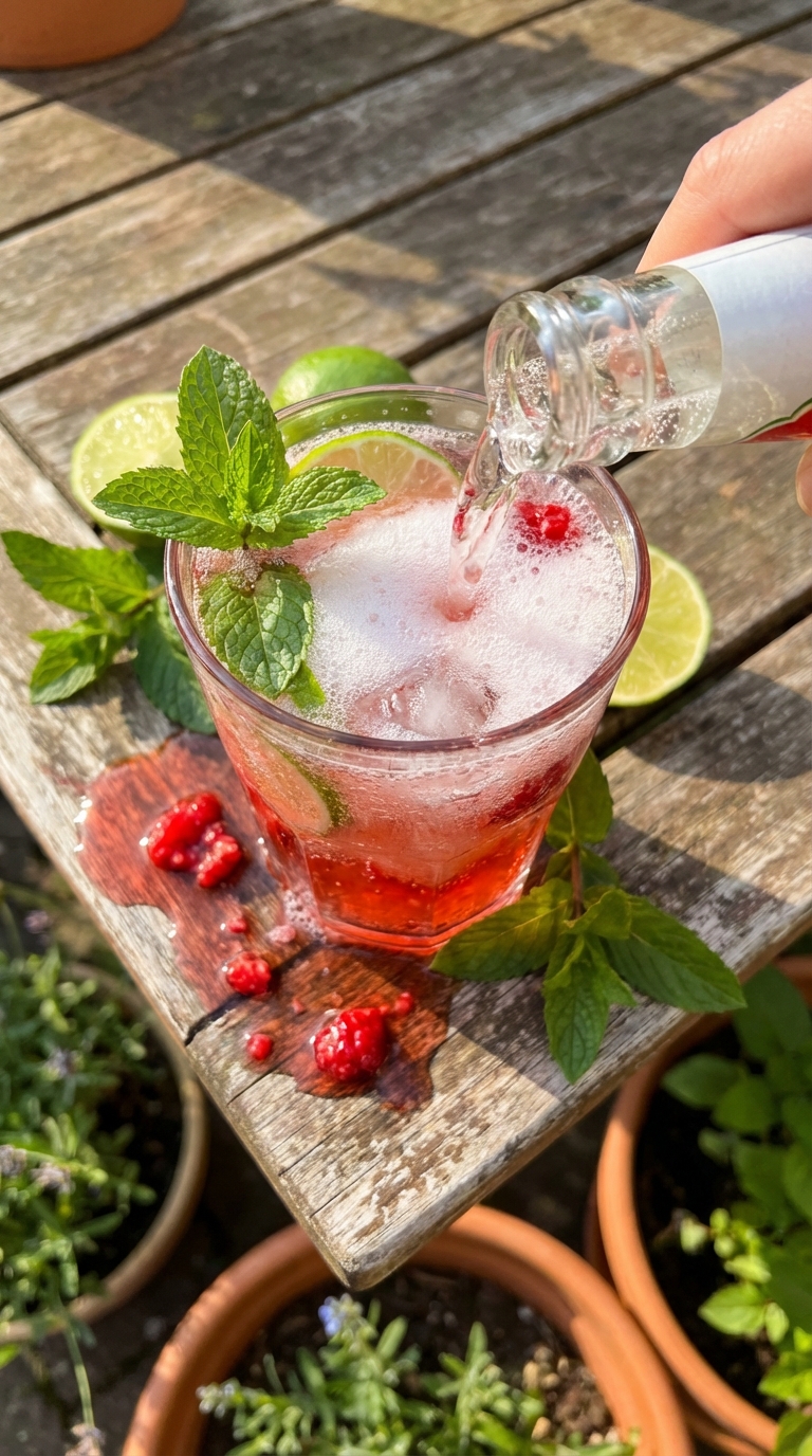 Himbeer Limetten Spritz